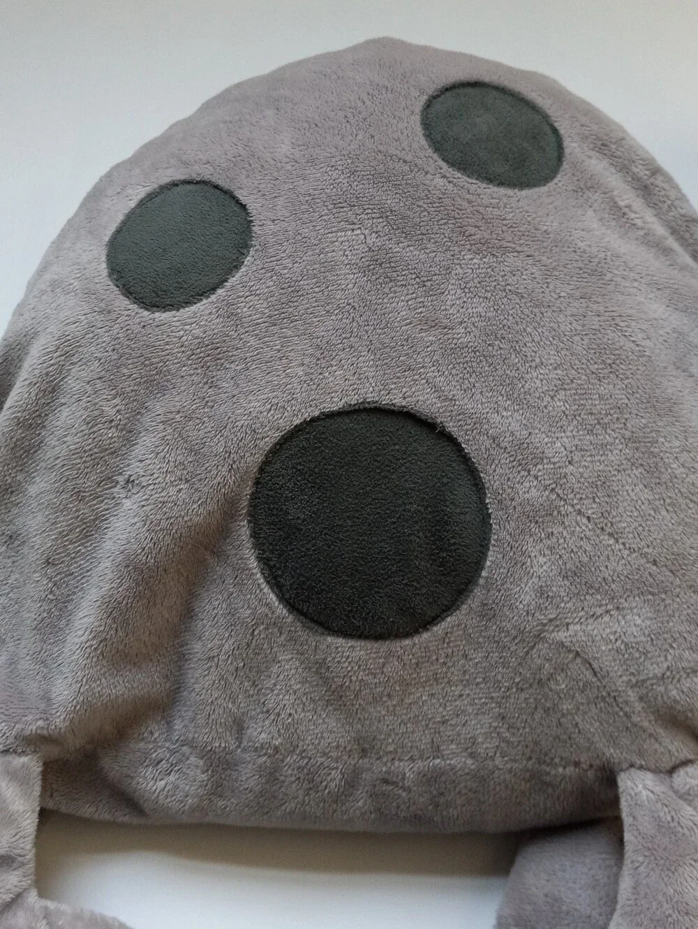 Jellycat Cushkin Elephant Plush Stuffed Animal Gray Polka Dot Retired FLAW